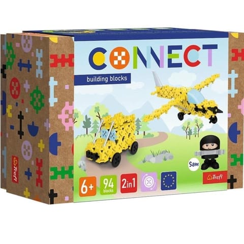 ⁨Klocki Connect - Awionetka / Samochód S TREFL⁩ w sklepie Wasserman.eu