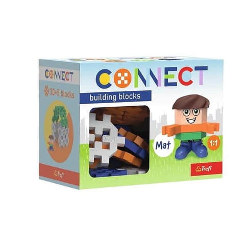 ⁨Klocki Connect - Pocket 30 Boy: Mat TREFL⁩ w sklepie Wasserman.eu