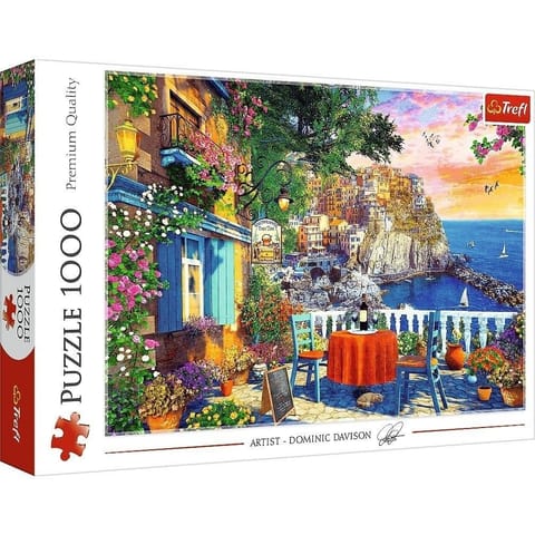⁨Puzzle 1000 Widok na Cinque Terre TREFL⁩ w sklepie Wasserman.eu
