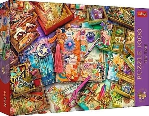 ⁨Puzzle 1000 Biurko dziennikarza TREFL⁩ w sklepie Wasserman.eu