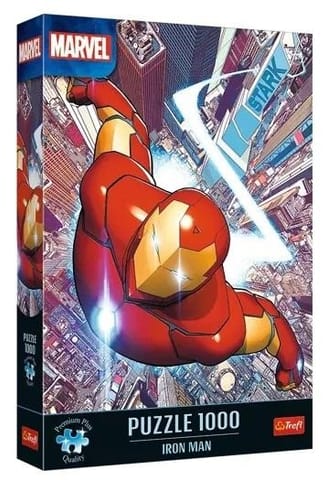 ⁨Puzzle 1000 Iron Man TREFL⁩ w sklepie Wasserman.eu