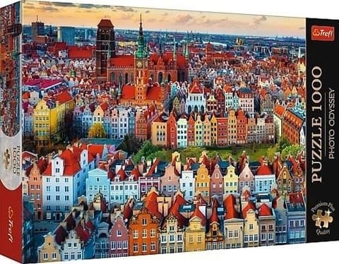 ⁨Puzzle 1000 Widok na Gdańsk, Polska TREFL⁩ w sklepie Wasserman.eu