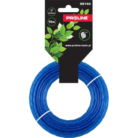 ⁨ŻYŁKA TNĄCA SKRĘCONY KWADRAT 2.4MM X 15M, PROLINE⁩ w sklepie Wasserman.eu
