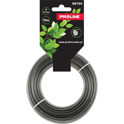 ⁨ŻYŁKA TNĄCA WZMOCNIONY KWADRAT 2.7MM X 15M, PROLINE⁩ w sklepie Wasserman.eu