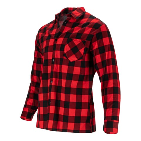 ⁨FLANNEL SHIRT RED, 120G/M2, "XL", CE , LAHTI⁩ at Wasserman.eu