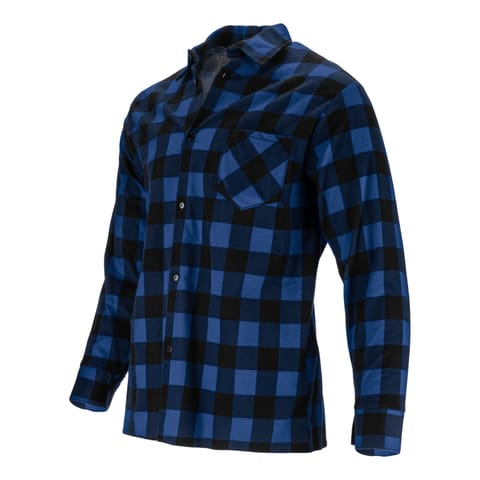 ⁨FLANNEL SHIRT BLUE, 120G/M2, "XL", CE, LAHTI⁩ at Wasserman.eu