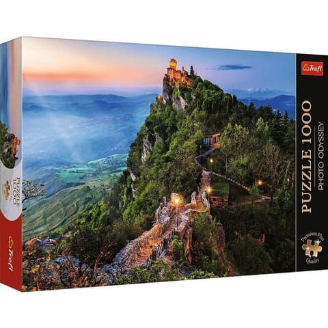 ⁨Puzzle 1000 Wieża Cesta, San Marino TREFL⁩ w sklepie Wasserman.eu