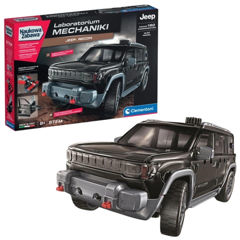 ⁨Naukowa Zabawa Laboratorium Mechaniki Jeep Recon Język Polski Clementoni 50401⁩ w sklepie Wasserman.eu