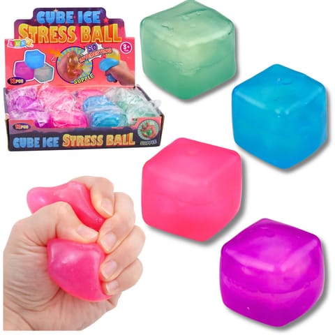 ⁨Gniotek Antystresowy Kostka Lodu Squishy Ze Szronem 5,5cm⁩ w sklepie Wasserman.eu