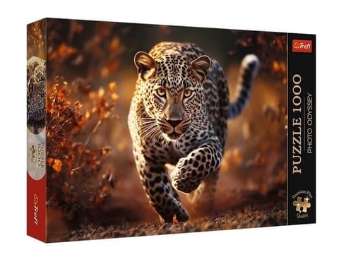 ⁨Puzzle 1000 Dziki Leopard TREFL⁩ w sklepie Wasserman.eu