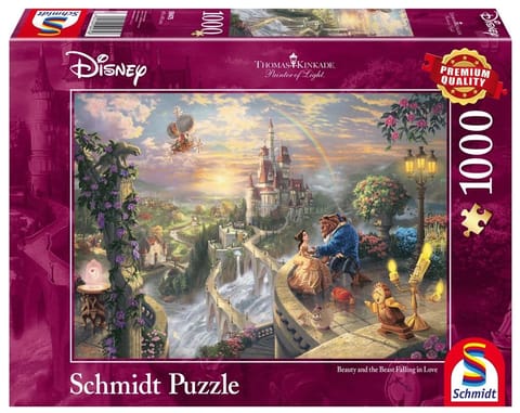 ⁨Puzzle 1000 Thomas Kinkade Piękna i Bestia⁩ w sklepie Wasserman.eu