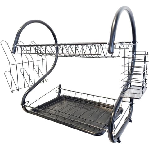 ⁨Black drying rack 43 cm MR-1025-43 Maestro⁩ at Wasserman.eu