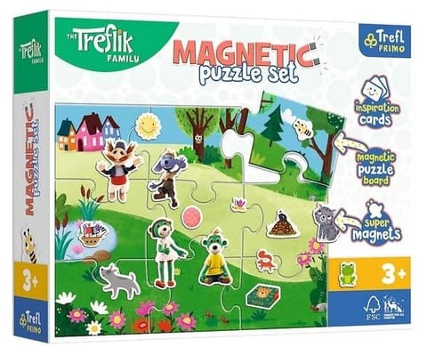 ⁨Puzzle magnetyczne Treflikowy dzień TREFL⁩ w sklepie Wasserman.eu