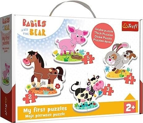 ⁨Puzzle Baby Classic - Na farmie TREFL⁩ w sklepie Wasserman.eu