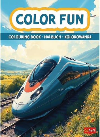 ⁨Pociągi i samoloty. Kolorowanka. Malbuch⁩ w sklepie Wasserman.eu