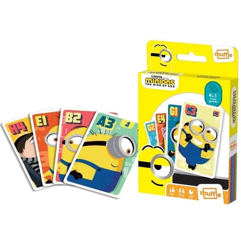 ⁨Shuffle Minionki: Wejście Gru 4w1 CARTAMUNDI⁩ w sklepie Wasserman.eu