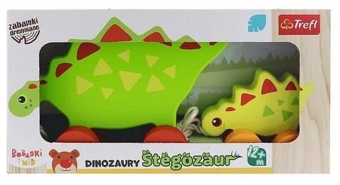 ⁨Zabawka drewniana Dinozaur Stegozaur⁩ at Wasserman.eu