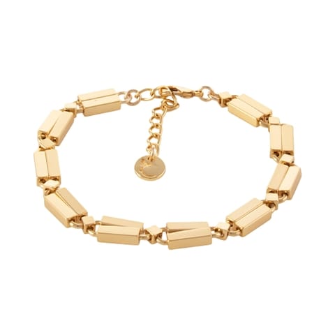 ⁨Bransoletka z małych prostokątnych elementów (B25/JES/155AU)⁩ w sklepie Wasserman.eu