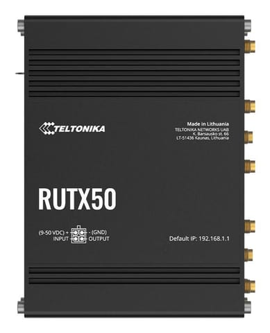 ⁨Teltonika Networks RUTX50 (EU) 5G LTE router⁩ w sklepie Wasserman.eu
