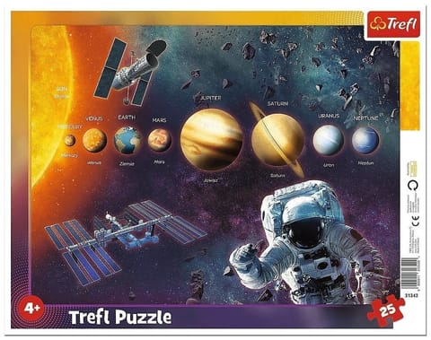 ⁨Puzzle ramkowe 25 Układ Słoneczny TREFL⁩ w sklepie Wasserman.eu