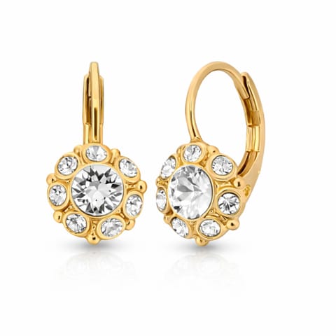 ⁨Earrings elegant flowers (P14528AU)⁩ at Wasserman.eu