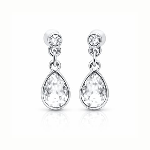 ⁨Crystal earrings hooked with wheels (P15/SM/19AG)⁩ at Wasserman.eu