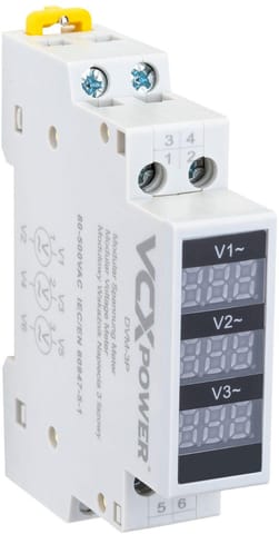 ⁨Modułowy wskaźnik napięcia VCX DVM 3 Fazowy⁩ w sklepie Wasserman.eu