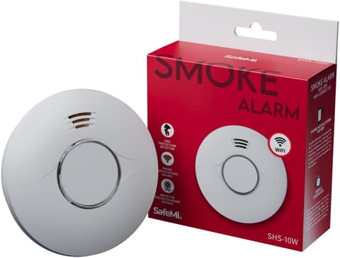 ⁨SAFEMI Czujnik dymu - WiFi - Gwarancja 3 lata SHS-10W⁩ w sklepie Wasserman.eu