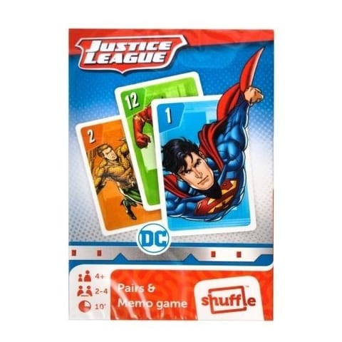 ⁨Cards Black Peter and Memo Justice League⁩ at Wasserman.eu