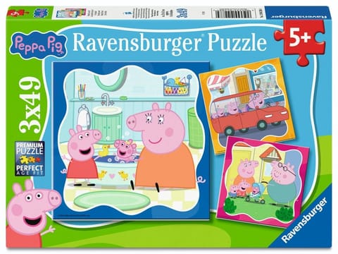 ⁨Puzzle 3x49 Peppa Pig⁩ w sklepie Wasserman.eu