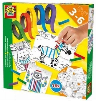 ⁨Zestaw do wyklejania - 16 obrazów z kolor. taśmami⁩ w sklepie Wasserman.eu