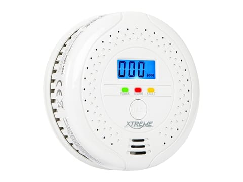 ⁨Detektor czujnik czadu XC80 LCD biały 3xAA⁩ w sklepie Wasserman.eu