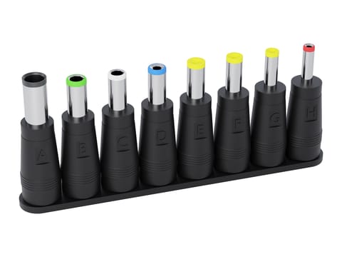 ⁨8pcs DC connector kit with cable⁩ at Wasserman.eu