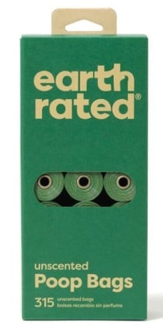 ⁨Earth Rated Woreczki ekologiczne do zbierania odchodów 21x15szt bezzapachowe⁩ w sklepie Wasserman.eu