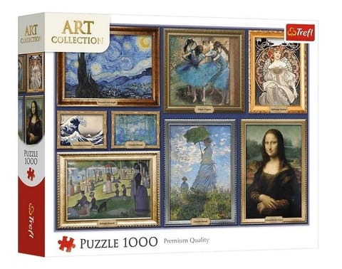 ⁨Puzzle 1000 Kolekcja arcydzieł sztuki TREFL⁩ w sklepie Wasserman.eu