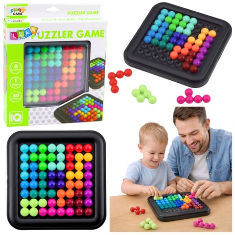 ⁨Układanka Logiczna Gra Zręcznościowa Łamigłówka Kolorowe Kuleczki⁩ w sklepie Wasserman.eu