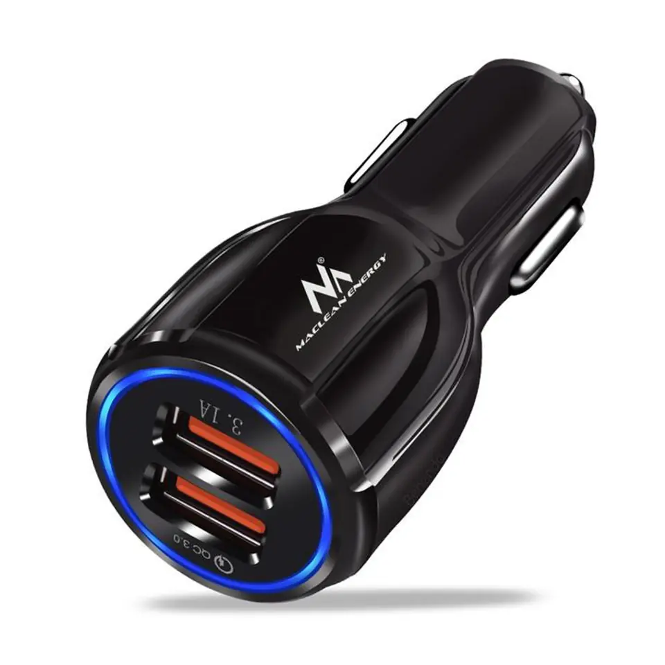 ⁨Maclean QC 3.0 MCE478B Car charger 2 x USB⁩ at Wasserman.eu