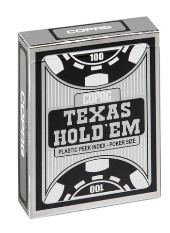 ⁨Cards Poker Texas PC PEEK silver⁩ at Wasserman.eu