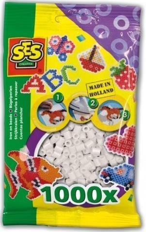 Koraliki do prasowanek - białe w sklepie Wasserman.eu