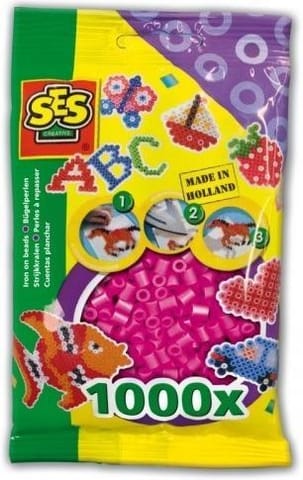 Koraliki do prasowanek - ciemny róż w sklepie Wasserman.eu