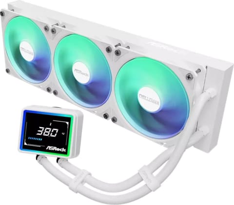 ⁨Chłodzenie wodne ASROCK Challenger White 360 Digital 90-ACLA36-WAAGA6⁩ w sklepie Wasserman.eu