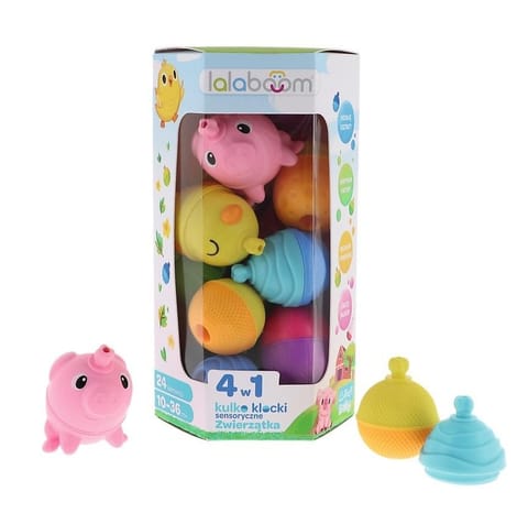 ⁨Kulko-klocki 24 el. Farma Lalaboom TREFL⁩ w sklepie Wasserman.eu