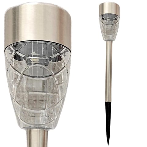 ⁨LAMPA SOLARNA 5,5X39,5CM PRYZMAT INOX⁩ w sklepie Wasserman.eu