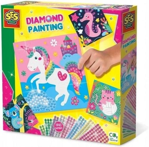 ⁨Diamentowy mozaika - Szczęśliwe zwierzęta⁩ w sklepie Wasserman.eu