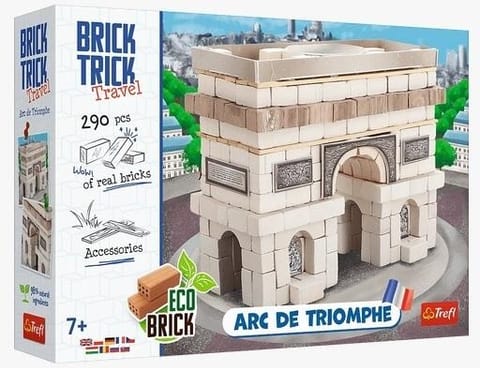 ⁨Brick Trick Travel - Arc de Triomphe in Paris set size L 61551 Trefl⁩ at Wasserman.eu