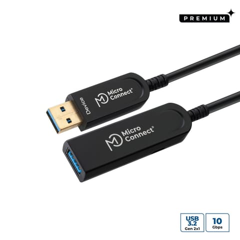 ⁨MicroConnect Premium Optic fiber USB 20m,⁩ w sklepie Wasserman.eu