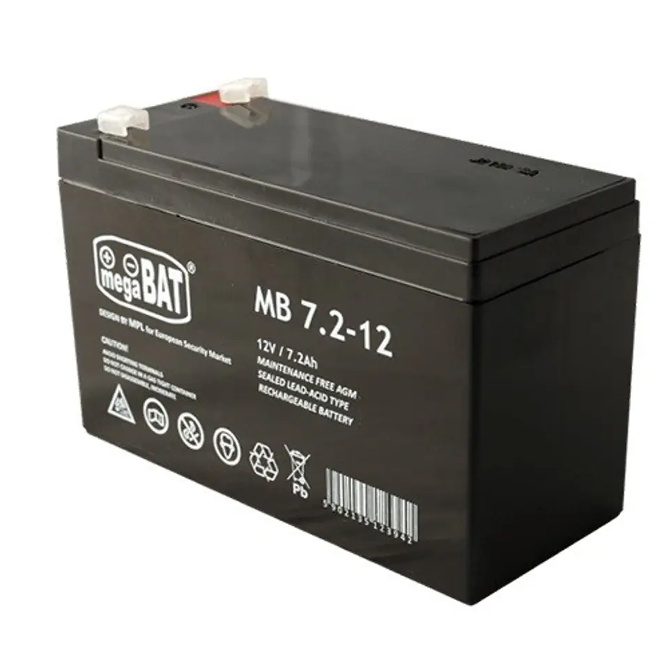 ⁨Akumulator MPL MB 7.2-12 (12V 7.2Ah (151x65x94mm))⁩ w sklepie Wasserman.eu