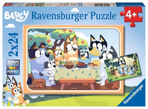 ⁨Puzzle 2x24 Bluey⁩ w sklepie Wasserman.eu