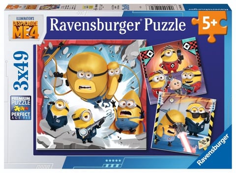 ⁨Puzzle 3x49 Minions 4⁩ w sklepie Wasserman.eu
