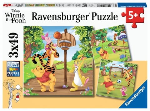 ⁨Puzzle 3x49 Winnie the Pooh⁩ w sklepie Wasserman.eu